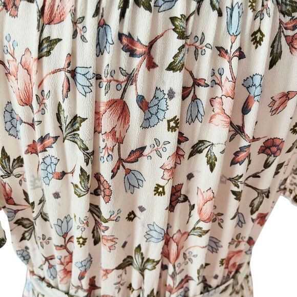 Knox Rose Cream Floral Maxi Dress size L. - Picture 4 of 9